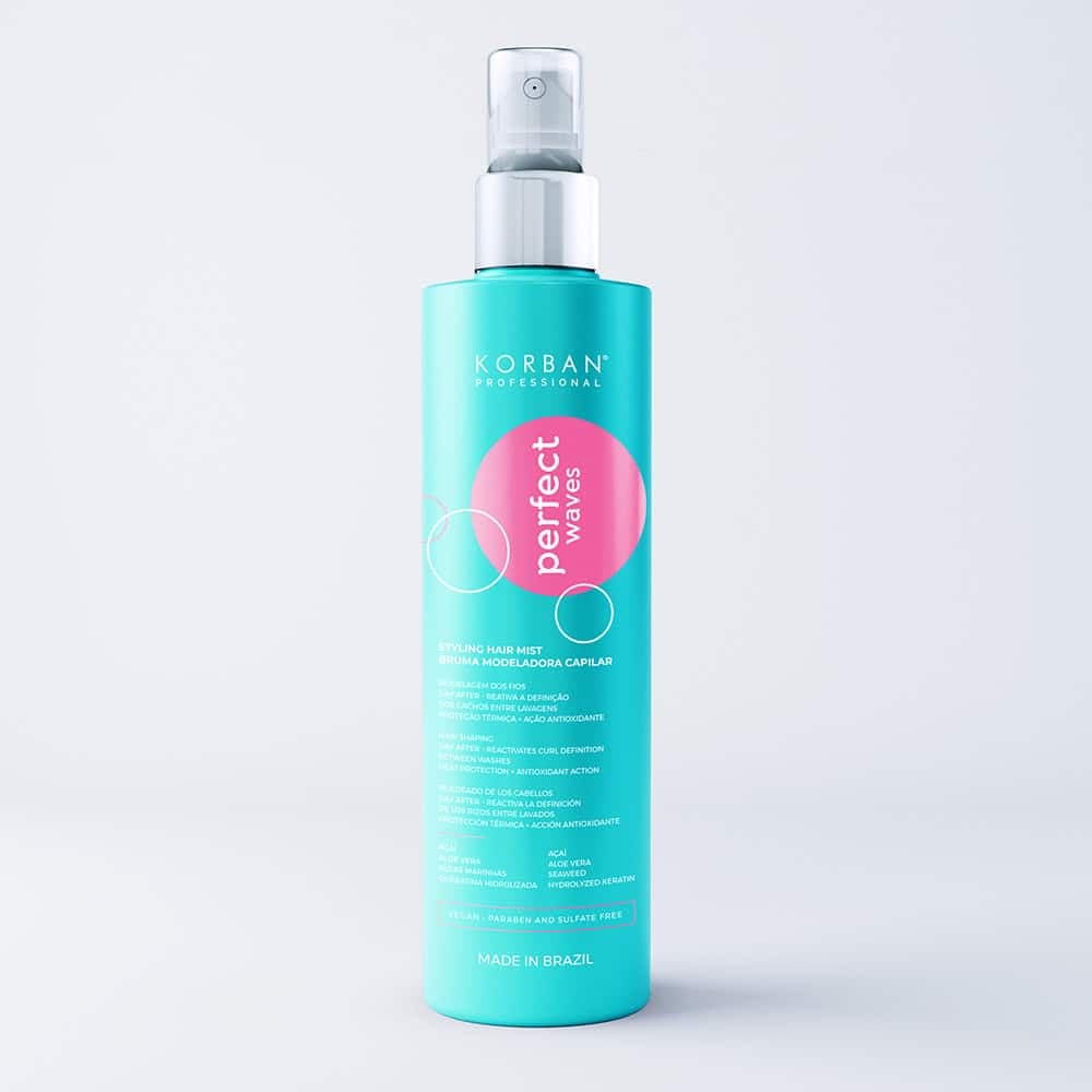 Perfect Waves – Spray modelujący z ochroną termiczną i antyoksydacyjną – Korban Professional