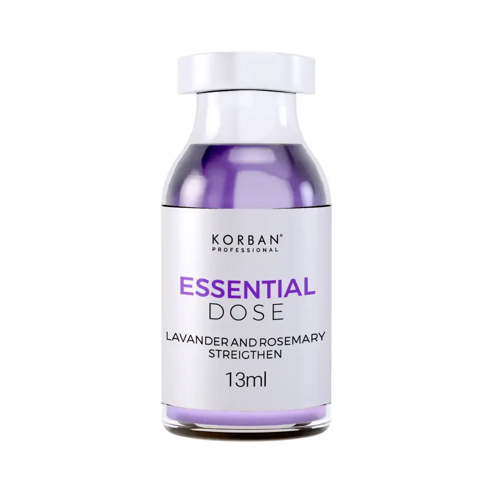 Essential Dose – Wzmacniająca Ampułka do Włosów 1 amp. 13 ml – Korban Professional