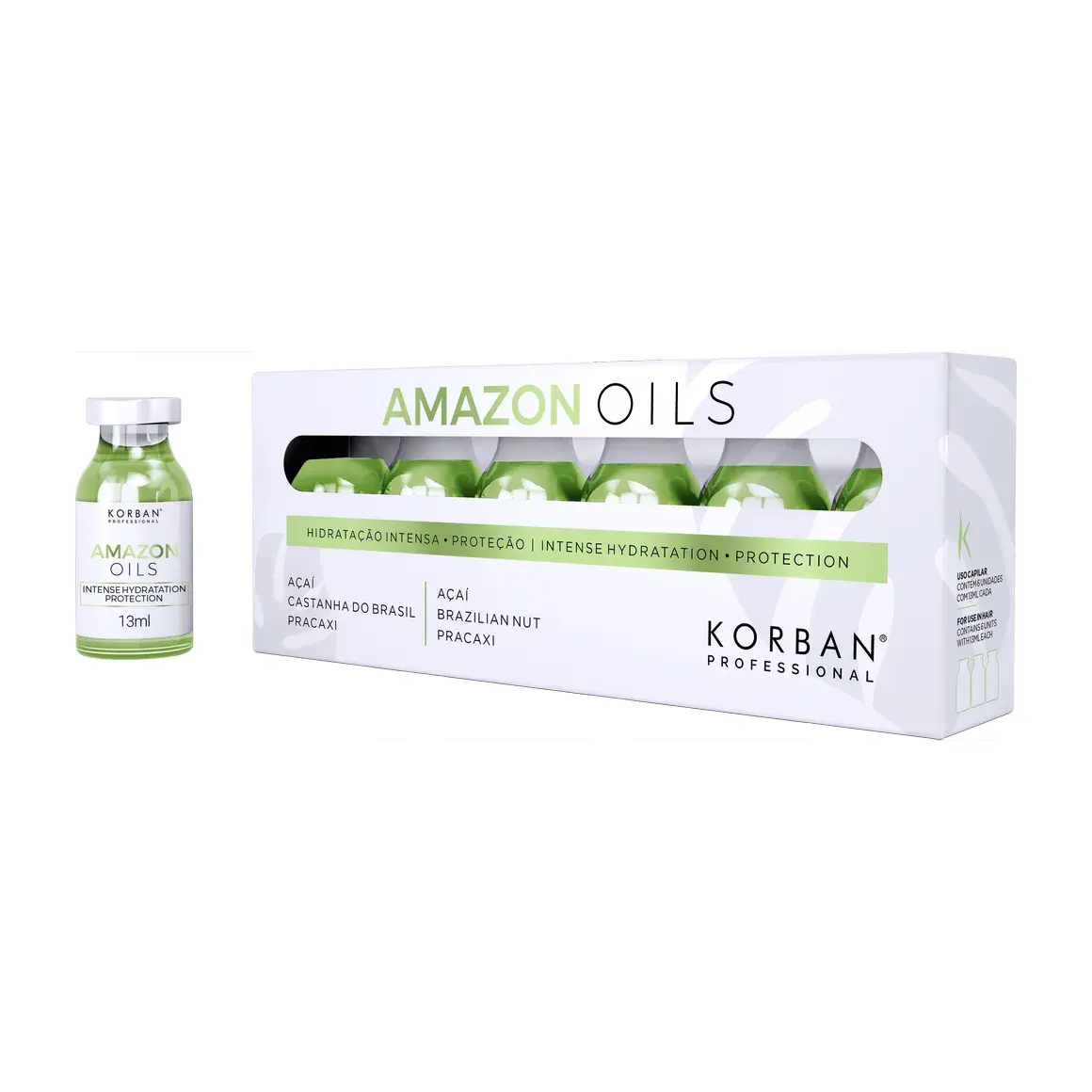 Amazon Oils – Regenerująca ampułka olejowa do włosów suchych – galeria 2 – Korban Professional