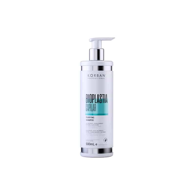 Bioplastia Oczyszczający Szampon Regulujący 500 ml – Skóra Głowy & Równowaga Sebum – Korban Professional
