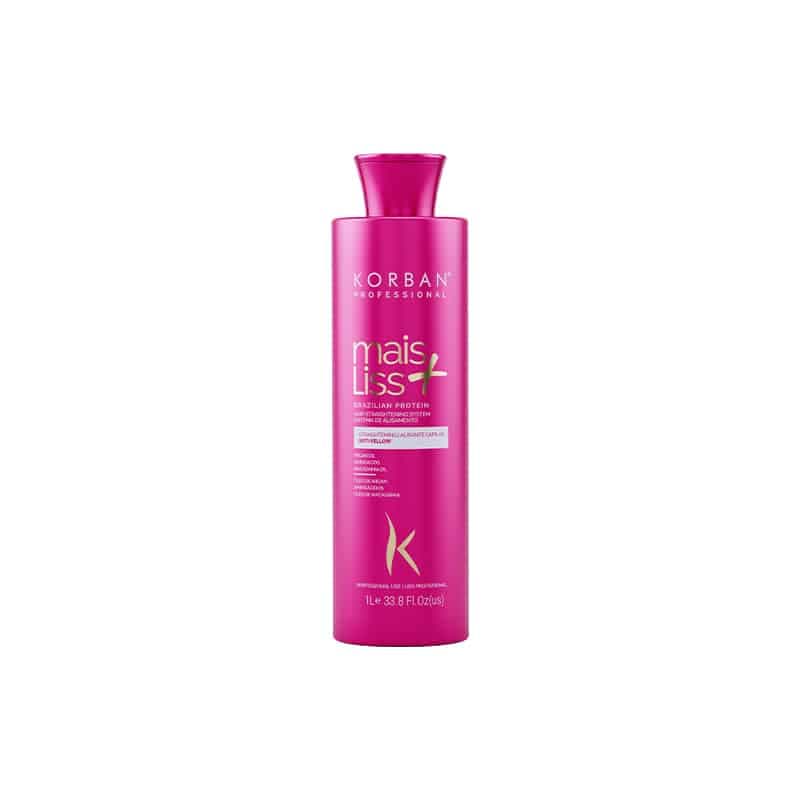 Mais Liss Nanogloss Anti‑Yellow – Proteinowa Nanoplastia do Włosów Blond 1L – Korban Professional