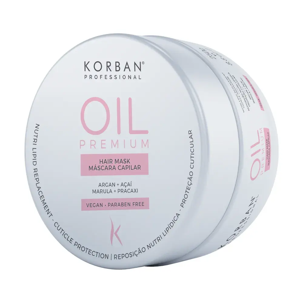 Oil Premium – Regenerująca Maska do Włosów Suchych i Zniszczonych 250 g – Korban Professional