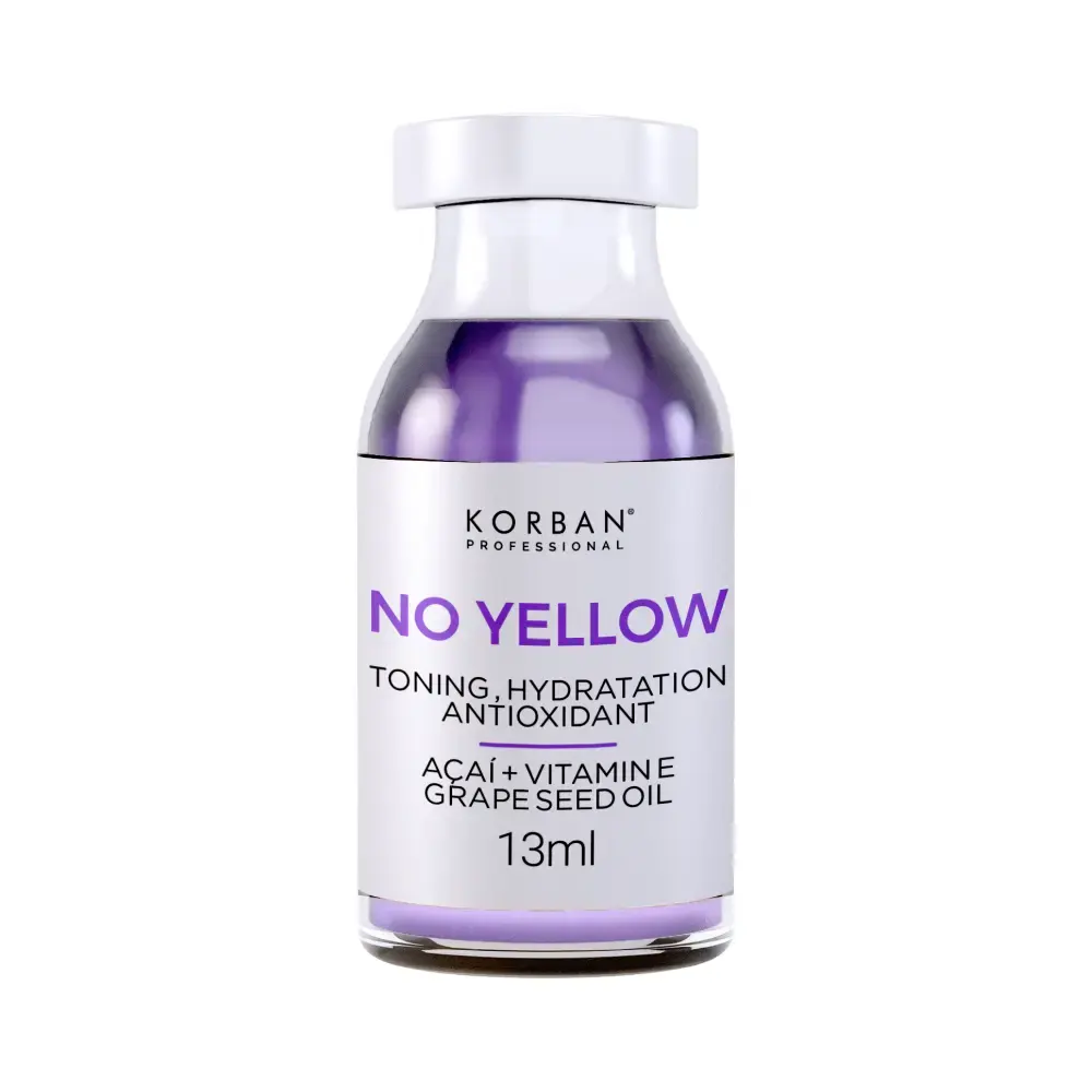 No Yellow - Intensywna Neutralizacja Żółtych Tonów 1amp. 13 ml – Korban Professional