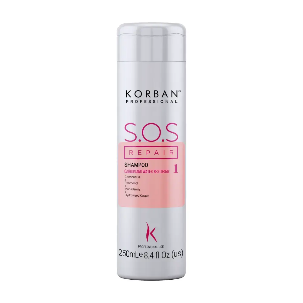 S.O.S Repair #1 – Regenerujący Szampon Odbudowujący 250 ml – Korban Professional